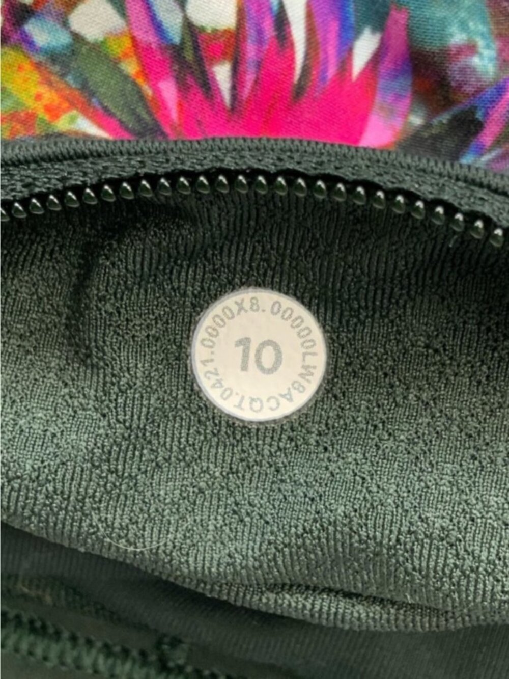 Lululemon Pace Rival Mid-Rise Skirt Skort 10 Vivid Floral Tone Multi Tennis - Picture 7 of 14